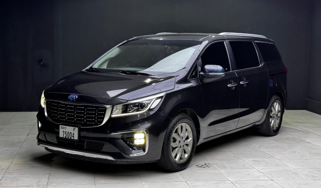 Kia Carnival Grand Hire Full Day Luxury Van Rental With Driver Dubai
