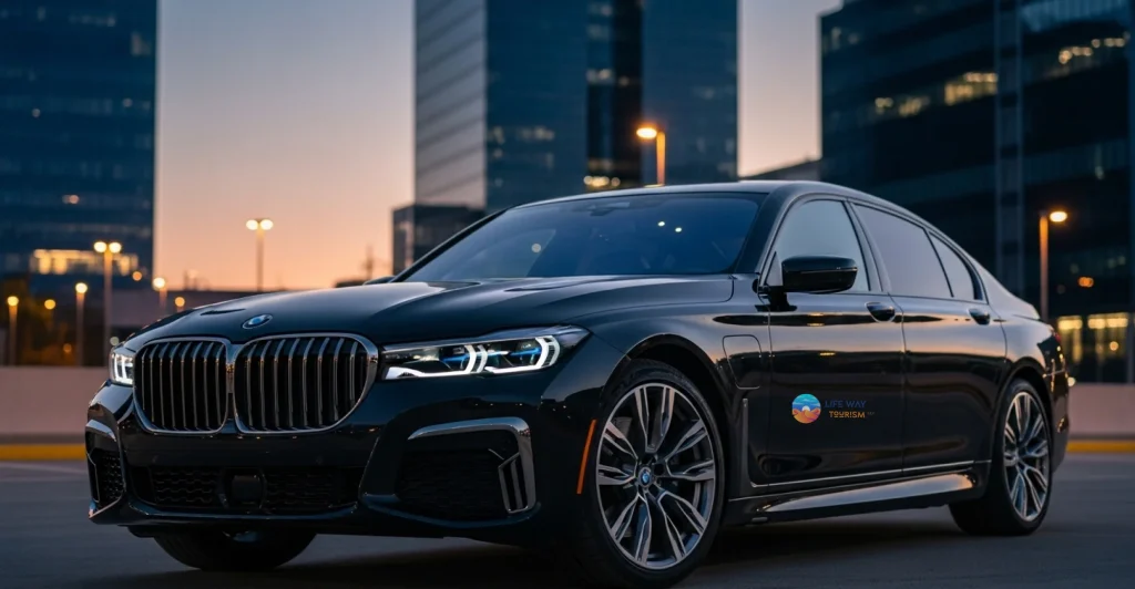 BMW 7 Car With Driver Service In Dubai