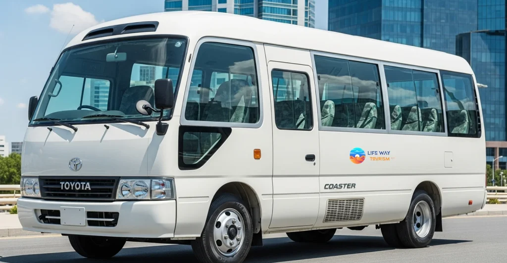 Toyota coaster Group Transport Chauffeur Service In Dubai