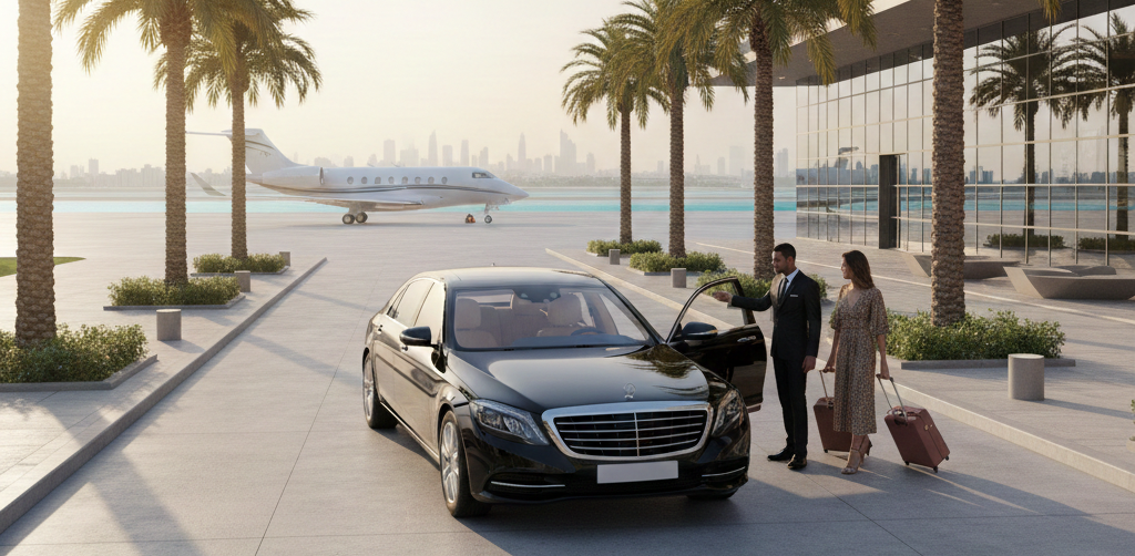 Airport pick and drop off palm jumeirah dubai
