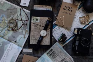 Dubai tour booking planning with map itinerary and travel notes for organizing city tour